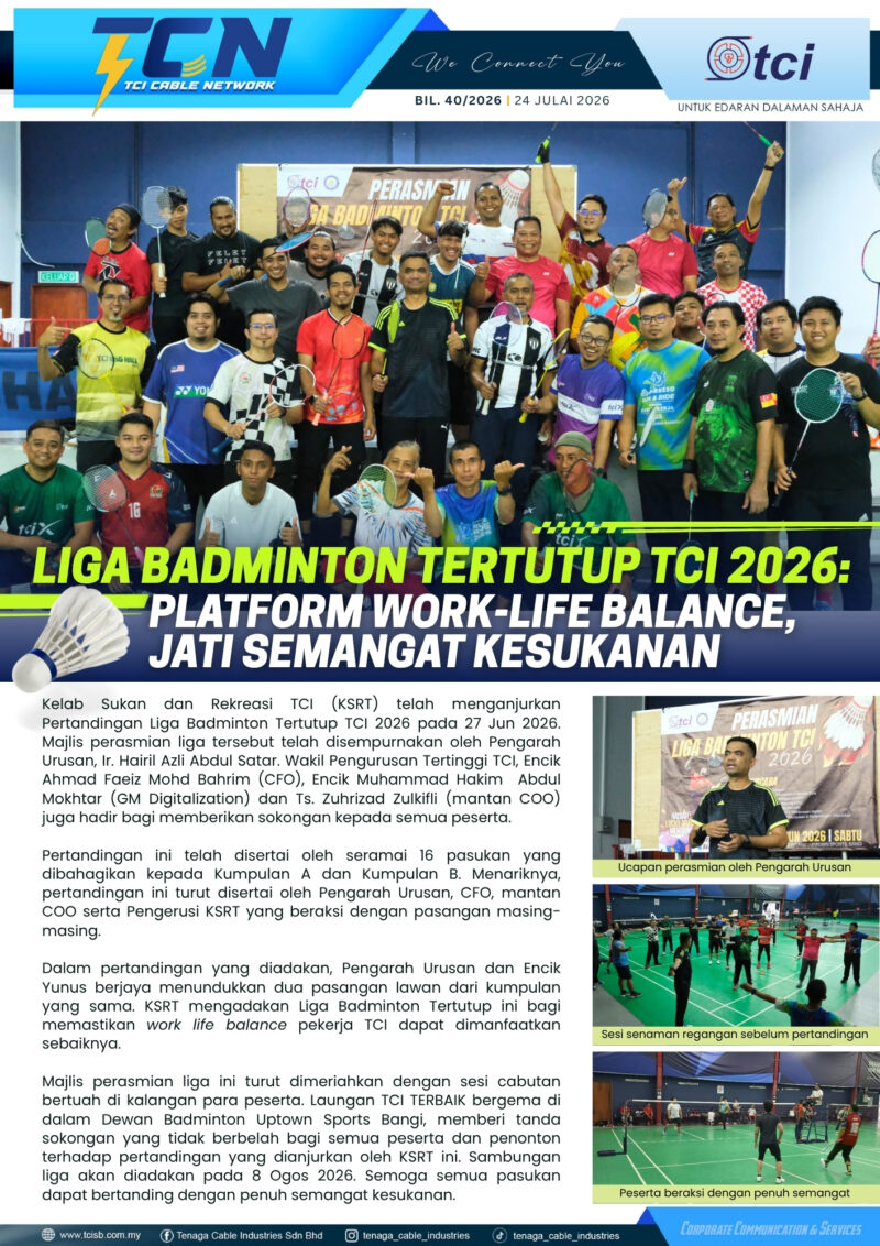 LIGA BADMINTON TERTUTUP TCI 2026
